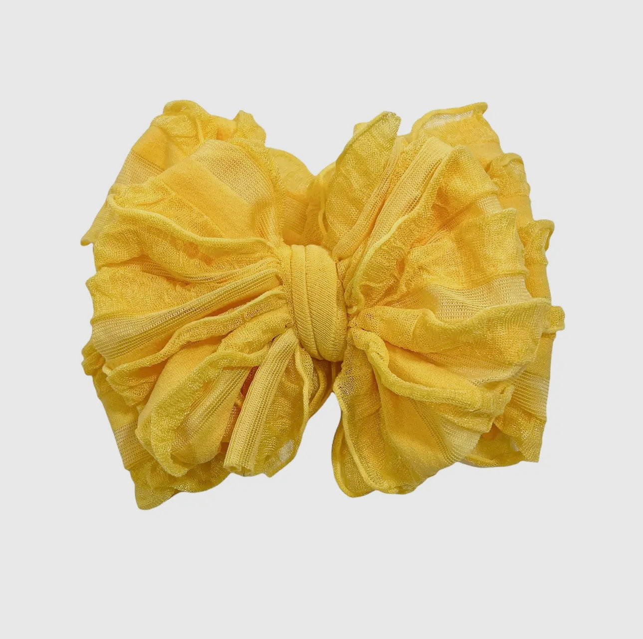 In Awe Ruffle Headband Sunflower