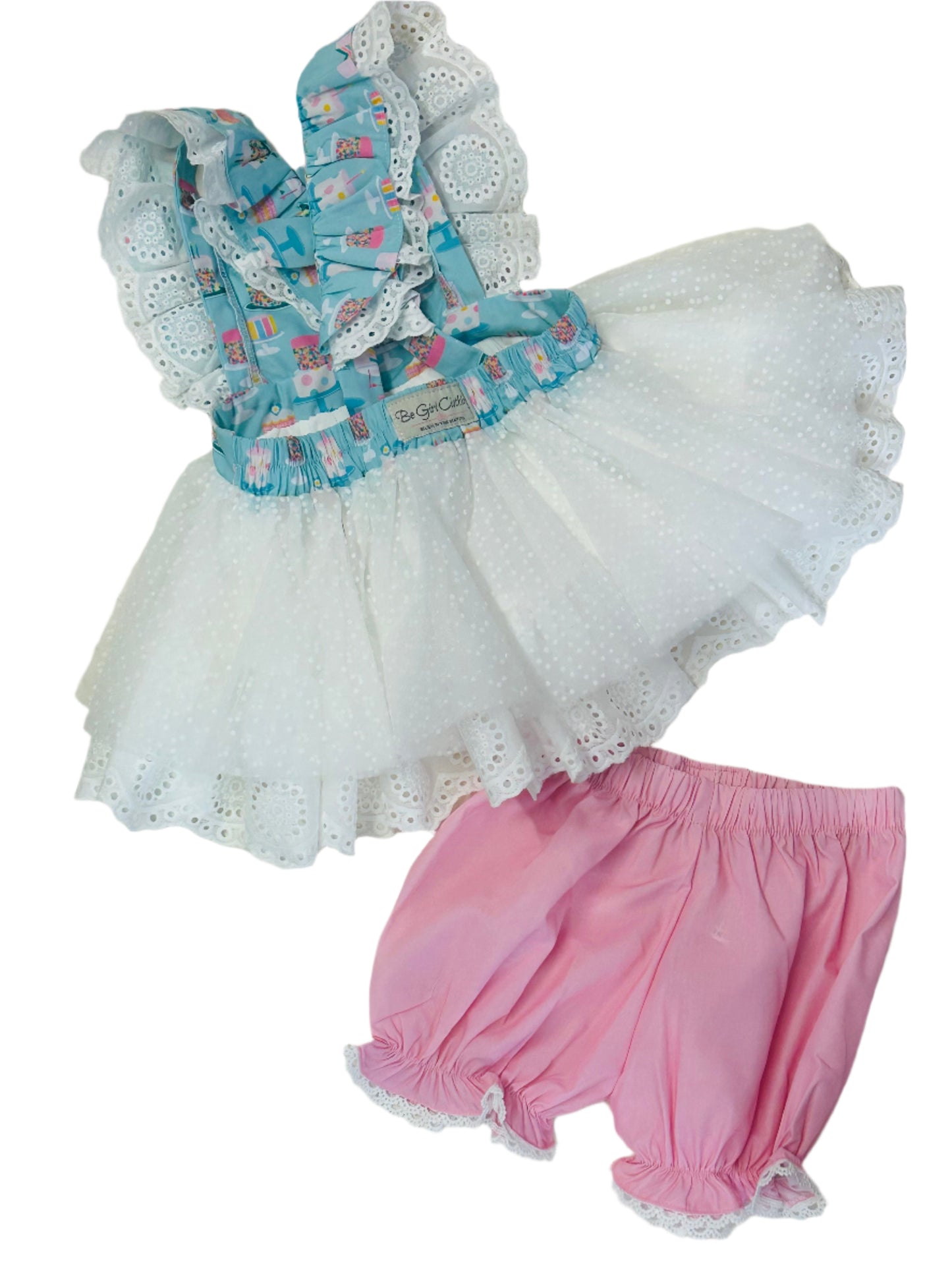 Be Girl Dress Birthday Cake w/ Bloomers