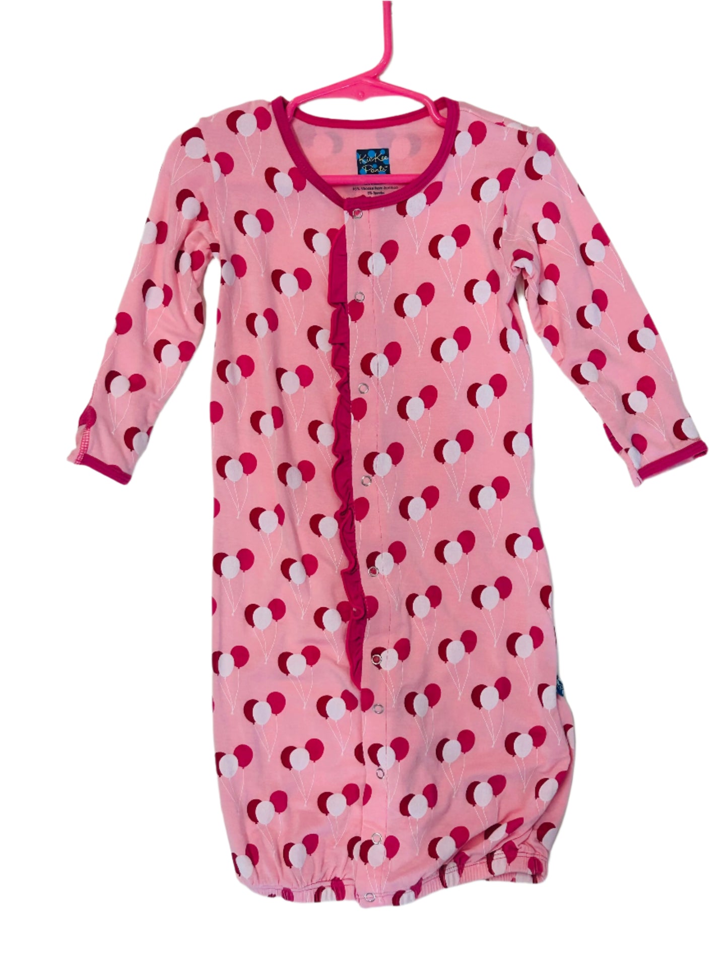 Kickee Pants Layette Converter Gown Lotus Balloons