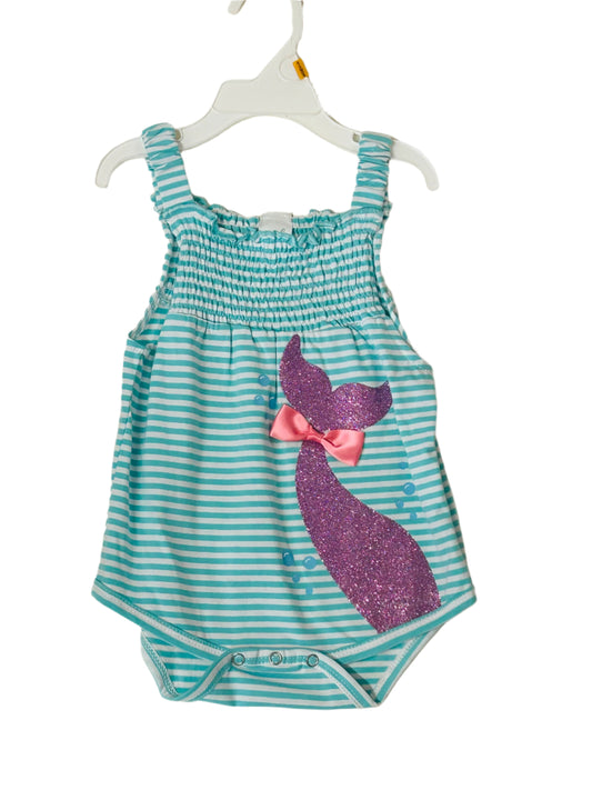 Baby Ganz Mermaid Tail Bubble Romper