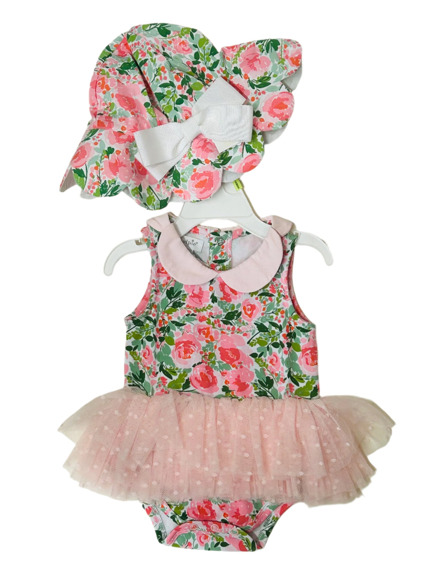 Mudpie Floral Tutu Crawler