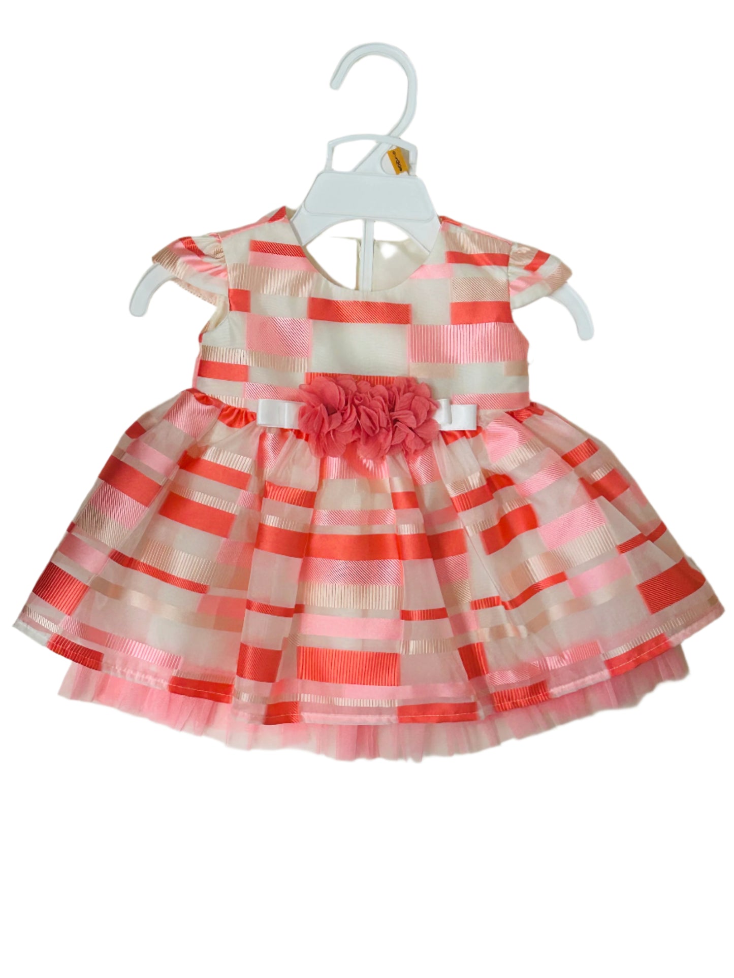 Bonnie Baby 2pc Bloomer Set Coral Dress 09354