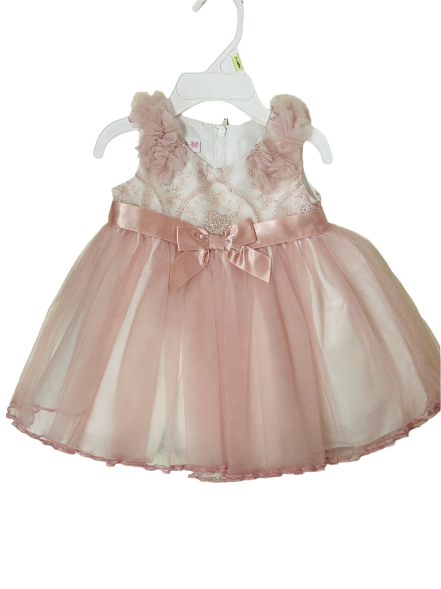 Bonnie Baby 2pc Bloomer Set Blush Dress 11537