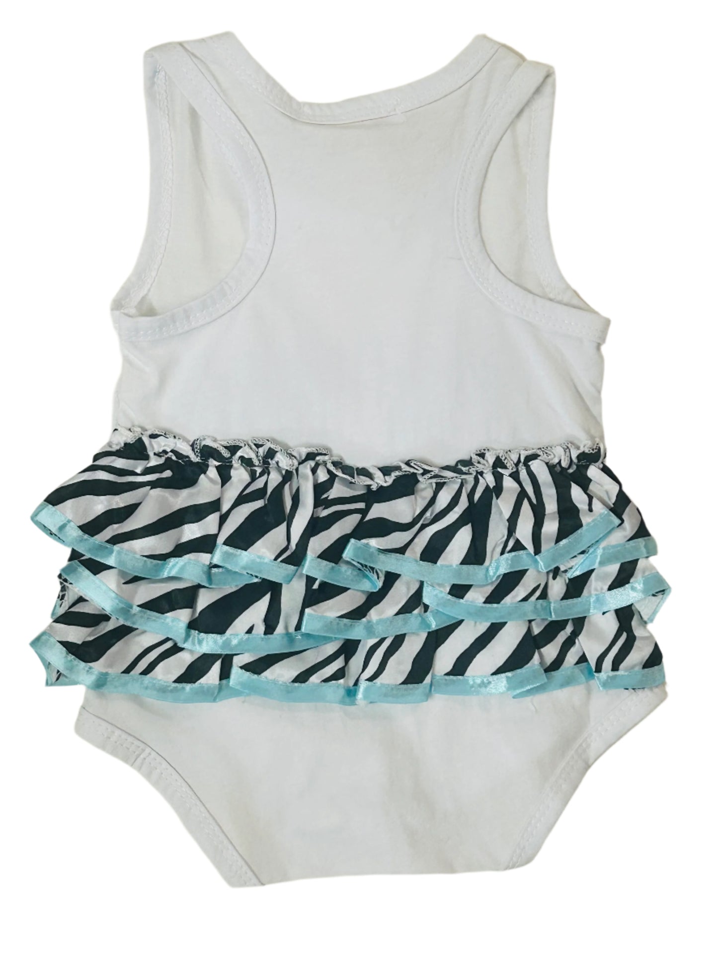 Zebra /Blue Cake One Piece