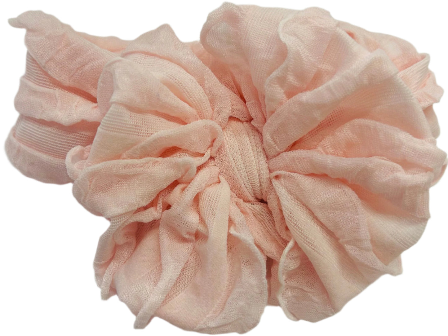 In Awe Ruffle Headband Ballet Pink