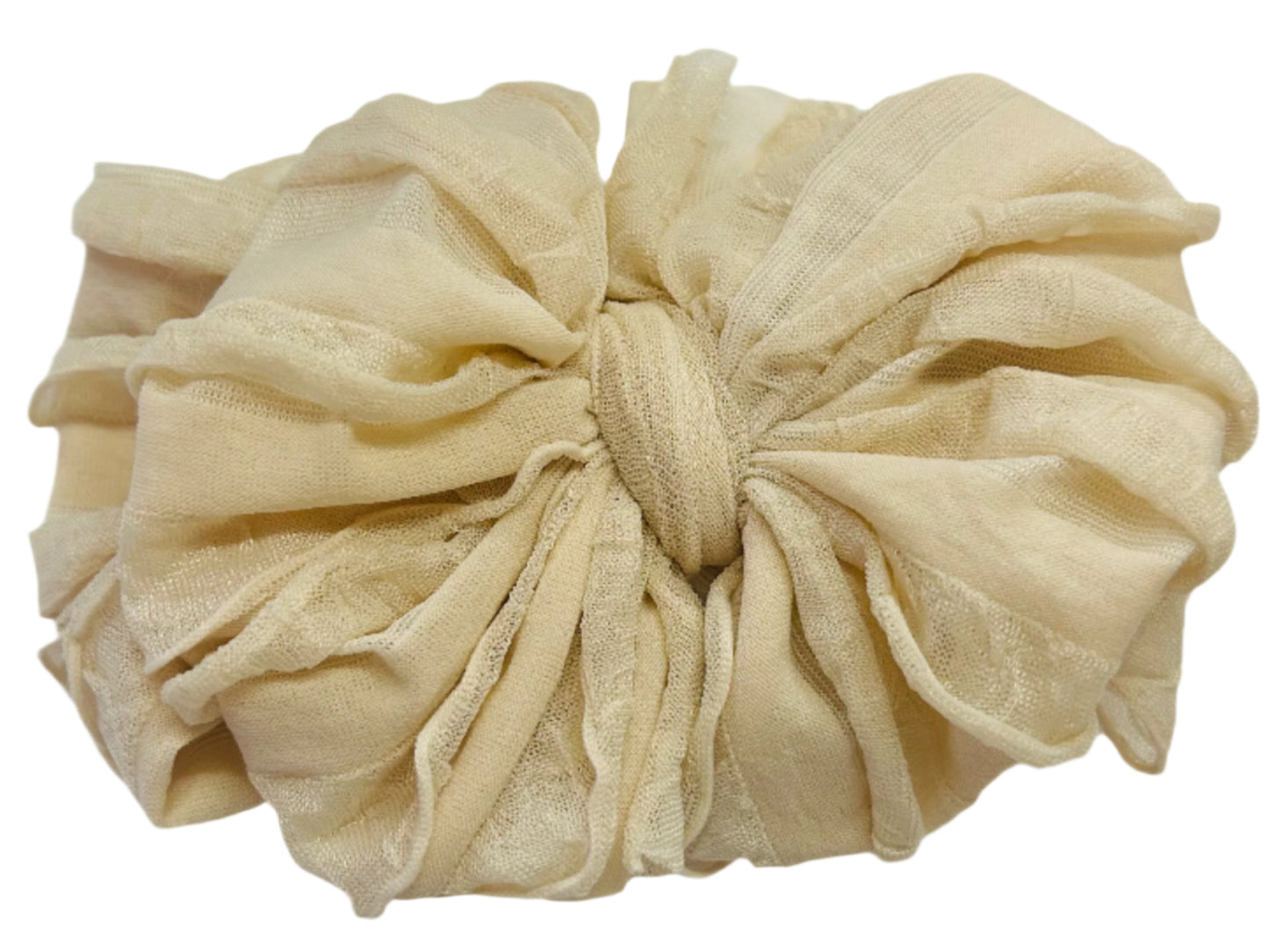 In Awe Ruffle Headband Sandy