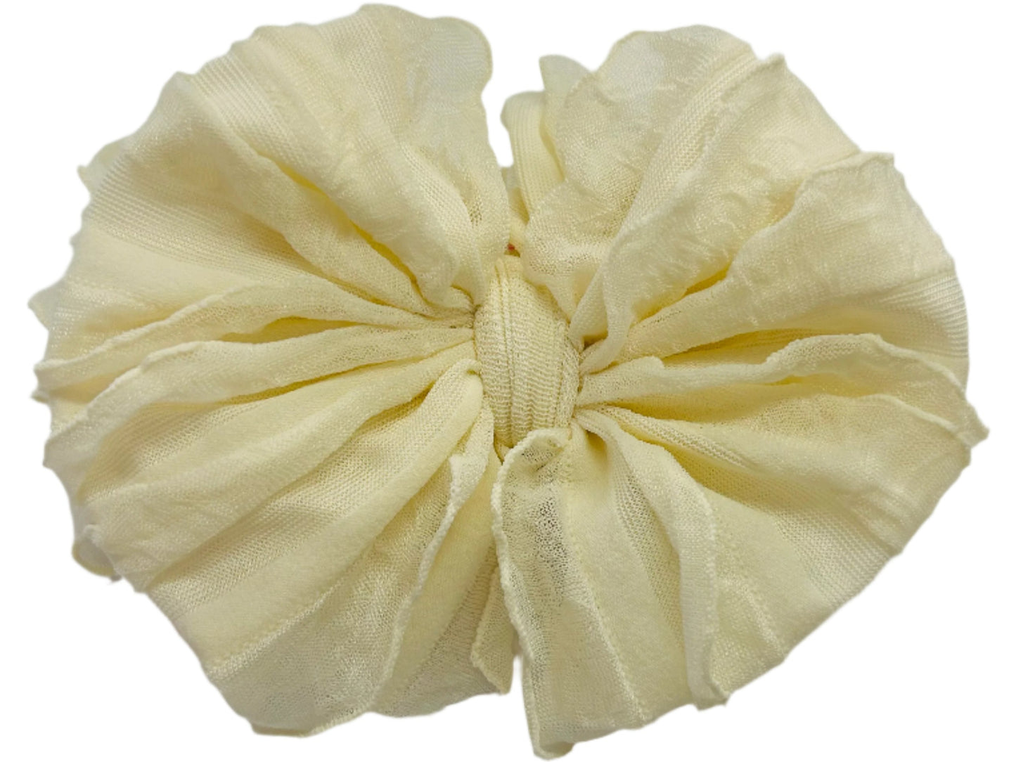 In Awe Ruffle Headband Ivory