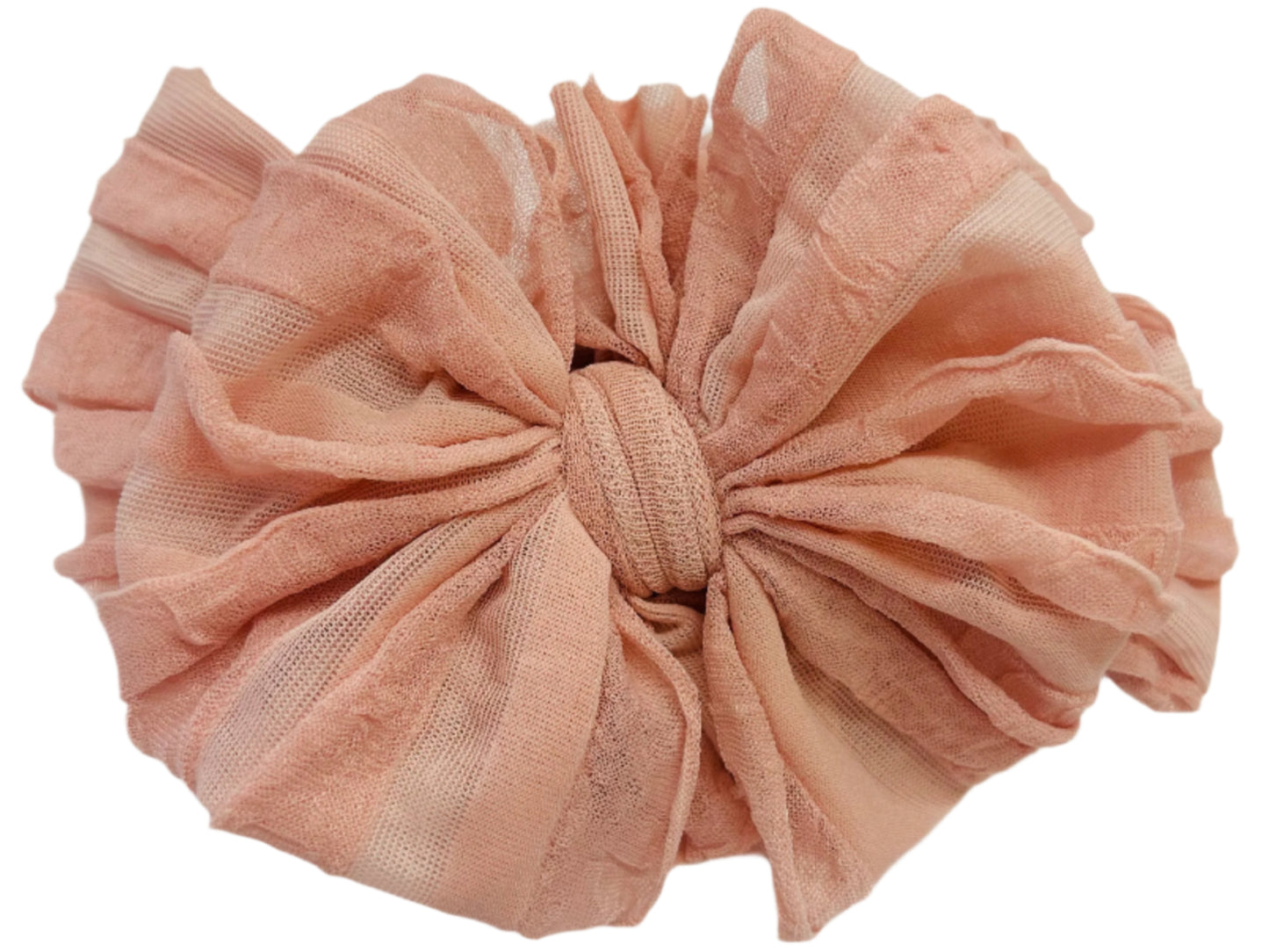 In Awe Ruffle Headband Paris Pink