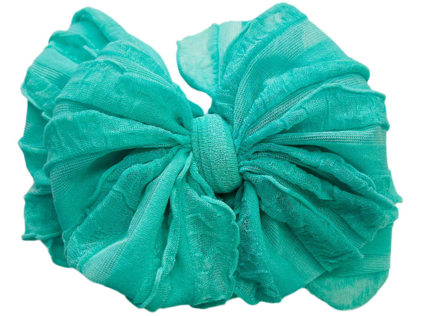 In Awe Ruffle Headband Cool Mint