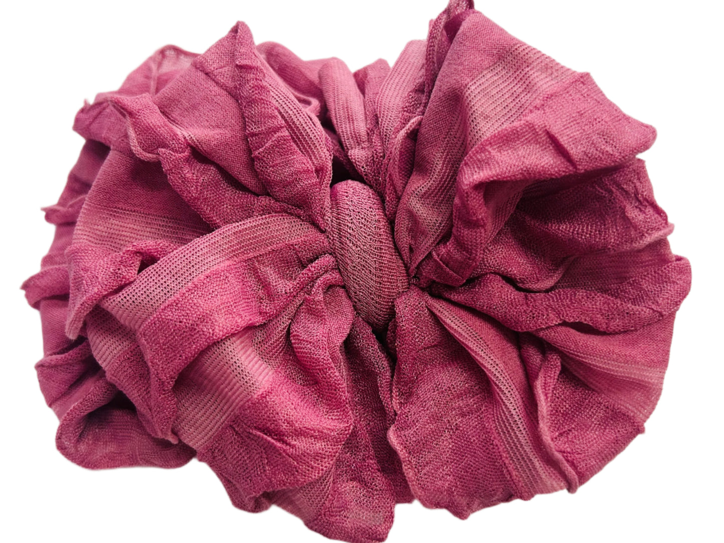 In Awe Ruffle Headband Mulberry