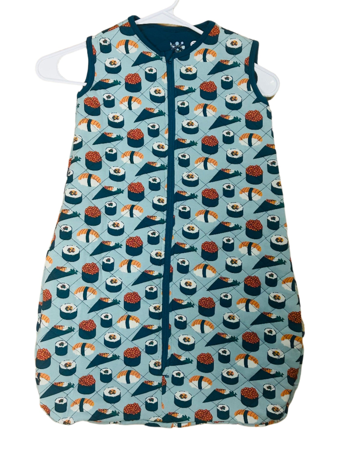 Kickee Pants Quilted Sleeping Bag Jade Sushi/Peacock