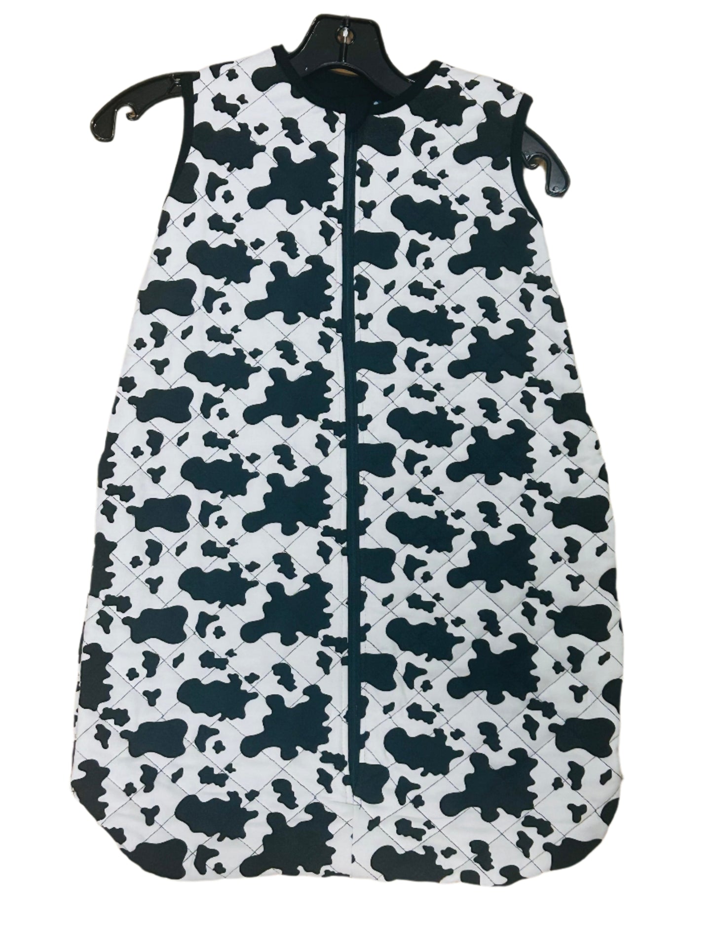 Kickee Pants Quilted Sleeping Bag Cow Print/Midnight