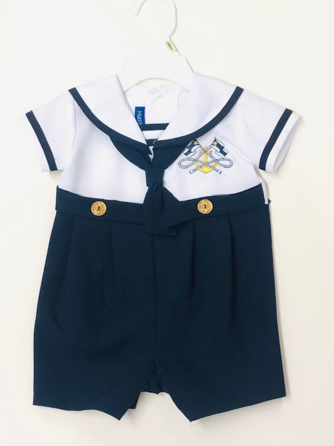 Matt's Scooter Nautical Sailor Romper