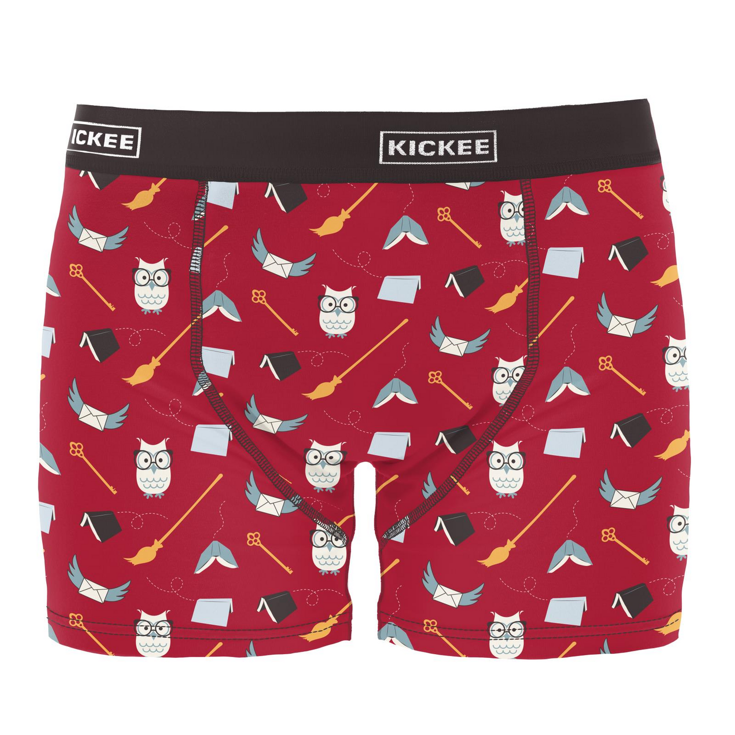Kickee Pants Men Boxer Brief Crimson Magical World