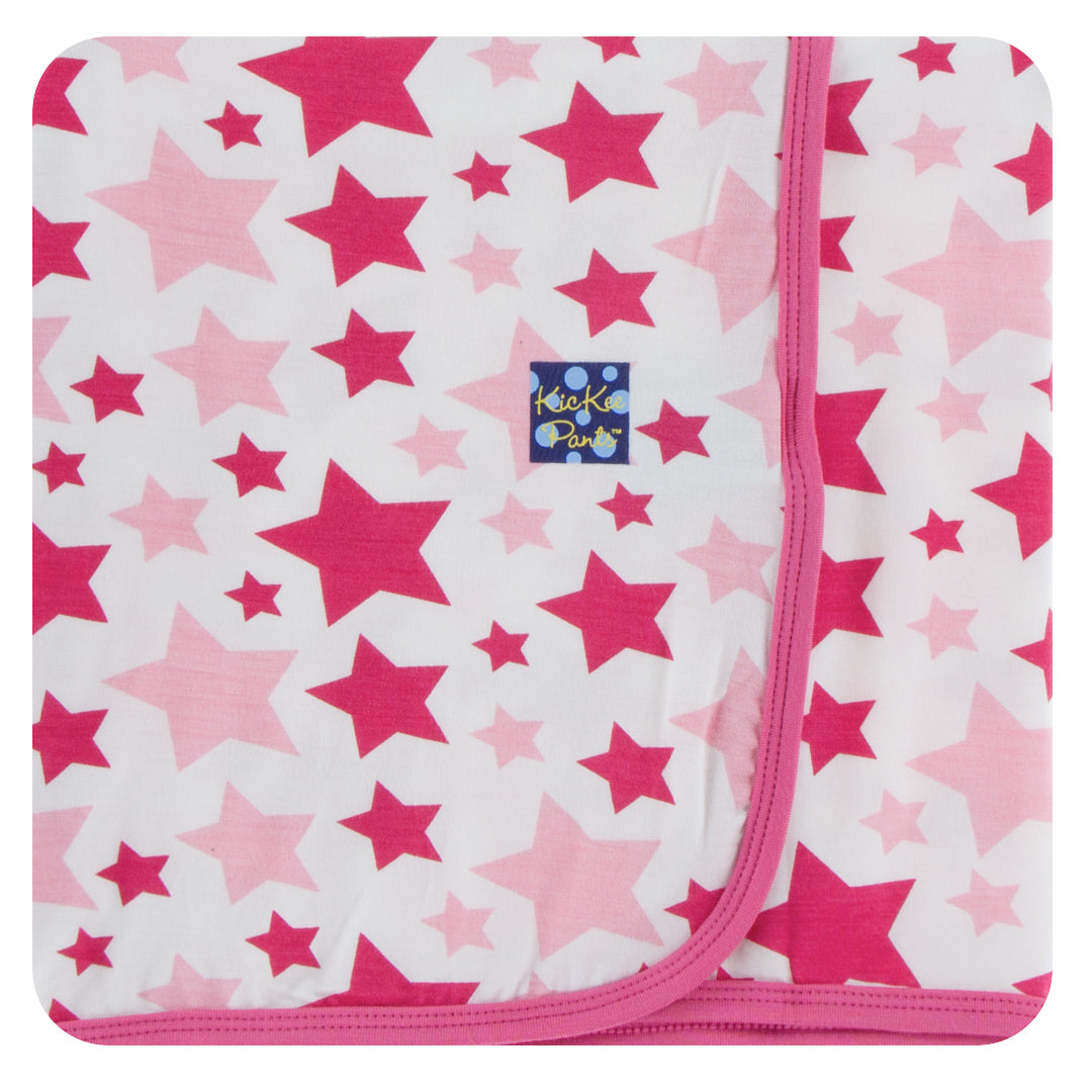 Kickee pants Swaddle Blanket Flamingo Star