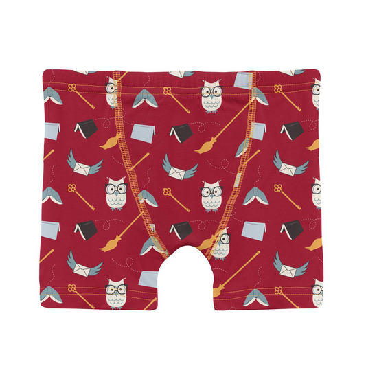 Kickee Pants Boy Boxer Brief Crimson Magical World