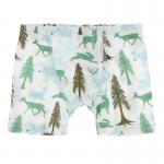 Kickee Pants Boy Boxer Brief Natural Woodland Holiday