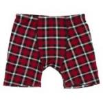 Kickee Pants Boy Boxer Brief Crimson 2020 Holiday Plaid
