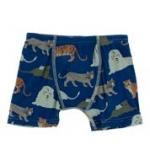 Kickee Pants Boy Boxer Brief Flag Blue Big Cats