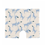 Kickee Pants Boy Boxer Brief Natural Frisbee Lab