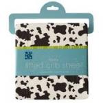 Kickee Pants Crib Sheet Cow Print