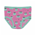 Kickee Pants Girl Underwear Print Tulip Bespeckled Frogs