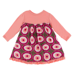 Kickee Pants L/S Swing Dress Falcon Agate Slices