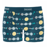 Kickee Pants Men Boxer Brief Peacock Planets