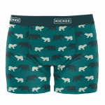 Kickee Pants Men Boxer Brief Cedar Brown Bear