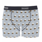Kickee Pants Men Boxer Brief Pearl Blue Baby Bumblebee