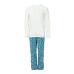 Kickee Pants Men L/S Pajama Set Blue Moon Snowballs