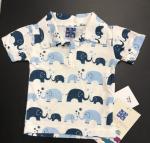Kickee Pants Boy S/S Polo Shirt Bubble Elephant