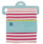 Kickee Pants Crib Sheet Forest Fruit Stripe