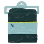 Kickee Pants Crib Sheet Pine Deer Rack
