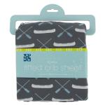 Kickee Pants Crib Sheet Stone Paddles and Canoe