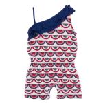 Kickee Pants Girl Romper Flag Swag