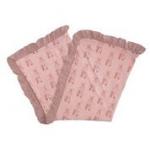 Kickee Pants Stroller Blanket Ruffle Baby Rose Ballet
