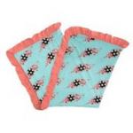 Kickee Pants Stroller Blanket Ruffle Summer Sky Soccer Splash
