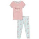 Kickee Pants Girl S/S Pajama Set Fresh Air Ballet