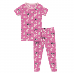 Kickee Pants Girl S/S Pajama Set Tulip Hey Diddle Diddle