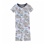 Kickee Pants Boy S/S Pajama Set w/Shorts Dew Pirate Map