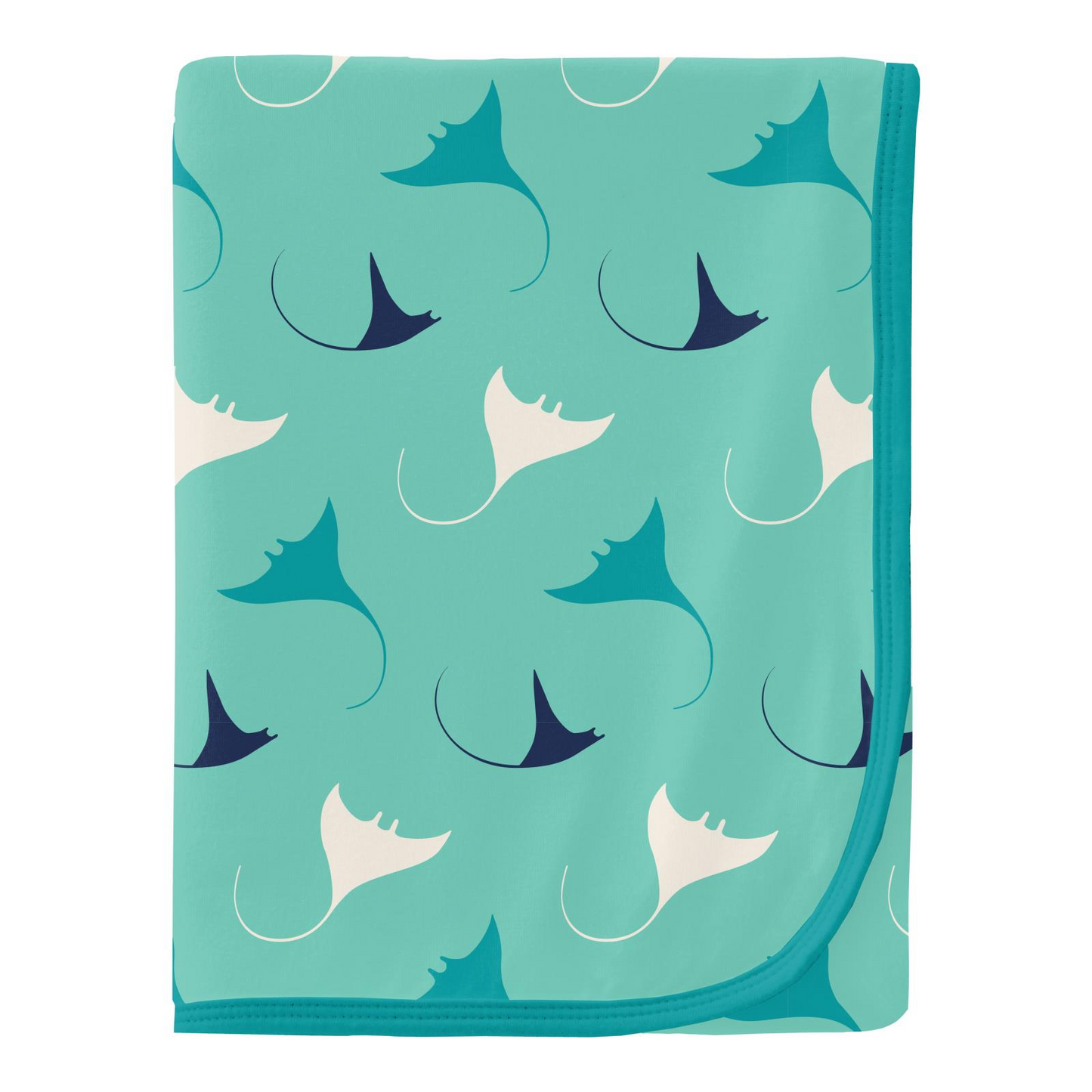 Kickee Pants Swaddle Pants Glass Manta Ray
