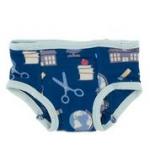 Kickee Pants Boy Training Underwear Printed Navy Education