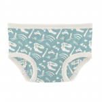 Kickee Pants Boy Training Underwear Print Jade Bones