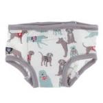 Kickee Pants Boy Training Underwear Print Natural Canine