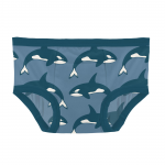 Kickee Pants Boy Training Underwear Print Parisian Blue Orca