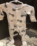 Kozi & Co Boy Footie w/Snaps Tractors