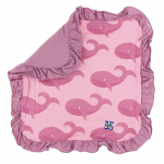 Kickee Pants Lovey Ruffle Lotus Whales