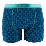 Kickee Pants Men Boxer Brief Navy Leaf Lattice