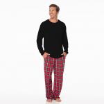 Kickee Pants Men L/S Pajama Set Christmas Plaid 2019